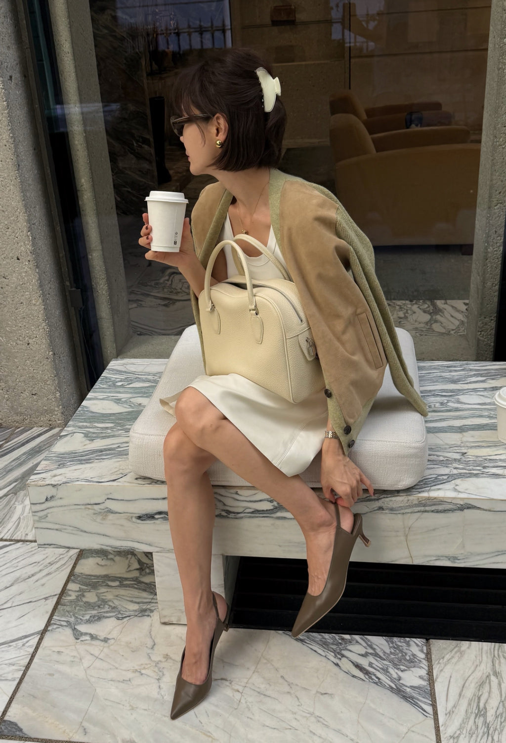 Slingback pumps